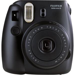 Instant Fujifilm Instax Mini 8 - Musta + Objketiiv Fujifilm 60mm f /12.7