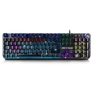 Spirit Of Gamer Πληκτρολόγιο AZERTY Γαλλικά Πληκτρολόγιο με φωτιζόμενα πλήκτρα XPERT K400