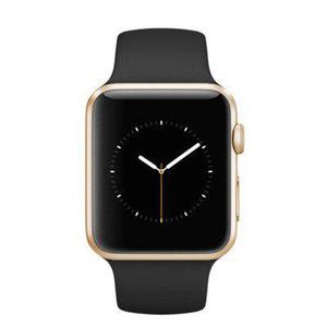 Apple Watch (Series 3) Septiembre 2017 38 mm - Aluminio Oro - Correa Deportiva Negro