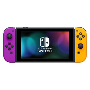 Nintendo Switch V2 -pelikonsoli 32GB + 2 pelohjaimet - Violetti/Oranssi