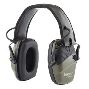 Kopfhörer Rauschunterdrückung mit Mikrophon Honeywell Howard Leight Impact Sport Electronic Earmuff 1013530 - Grün/Schwarz