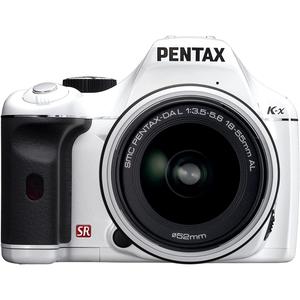 Reflex - Pentax K-X N73 Blanc Pentax SMC DA 18-55 mm f/3.5-5.6 AL