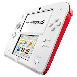 Nintendo 2DS Console White /Red + New Super Mario Bros 2