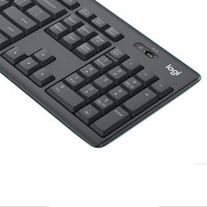 Clavier Logitech QWERTZ Allemand Sans-fil MK295