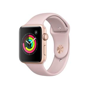 Apple Watch (Series 3) 42 mm - Aluminium Gold - Sport loop Pink