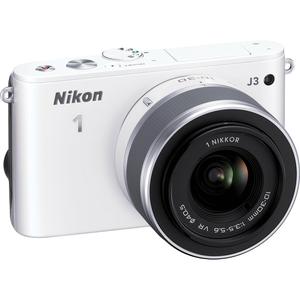 Hybride - Nikon 1 J3 - Blanc + Objectif Nikkor CX VR 10 - 30 mm f/ 3.5 - 5.6