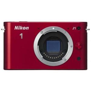 NIKON  1 J1 Rouge Glossy + Obj. 1 Nikkor CX VR 10 - 30 mm f/3.5 - 5.6 