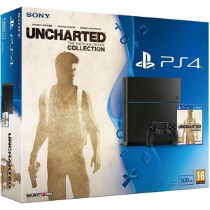 Console Sony PlayStation 4 500Go + Manette + Uncharted : The Nathan Drake Collection - Noir