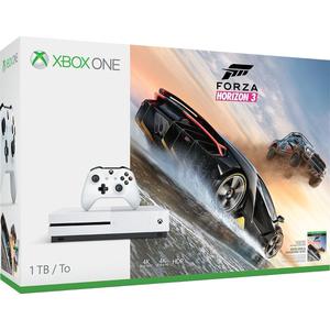 Videopelikonsolit Microsoft Xbox One S 1TB + Ohjain + Forza Horizon 3 - Valkoinen