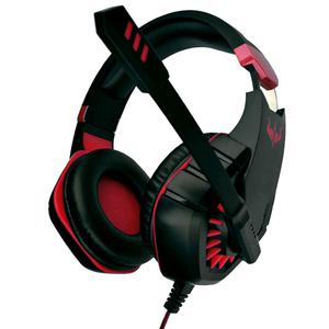 Kopfhörer Rauschunterdrückung Gaming mit Mikrophon Ovleng P40R - Schwarz/Rot