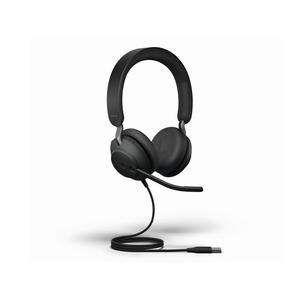 Kopfhörer Rauschunterdrückung mit Mikrophon Jabra Evolve2 40 - Schwarz