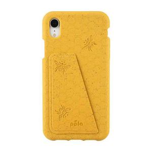 Hülle Wallet Pela Eco-Friendly iPhone XR - Honig