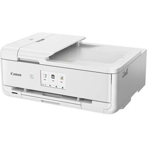 PIXMA TS9551C - Multifunktionsdrucker - Farbe - Tintenstrahl - 216 x 356 mm (Original) - A4 Legal (Medien) - bis zu 15 ipm (Drucken) - 200 Blatt - USB 20 Bluetooth Wi-Fi(n) - weiß