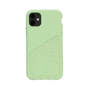 Coque Wallet écoresponsable, 100% biodégradable pour iPhone 11 - Menthe