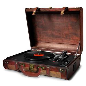 CAMRY Sunstech PXR6SBTBK - Tourne-Disque Portable (Bluetooth, USB, MP3)
