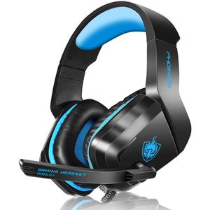 Cascos Gaming Micrófono Phoinikas H1-B - Negro/Azul