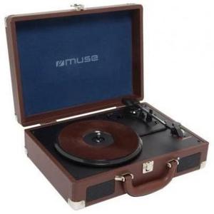 Vinyl-Plattenspieler Muse MT101BR - Braun