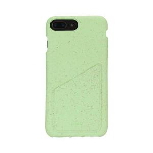 Hülle iPhone 6 Plus/6S Plus/7 Plus/8 Plus - Biologisch abbaubar - Minzgrün