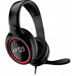Kopfhörer Gaming mit Mikrophon Advance GTA 210 - Schwarz