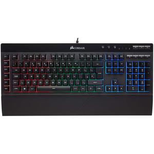 Clavier Corsair QWERTY Espagnol rétroéclairé Raptor K55 RGB