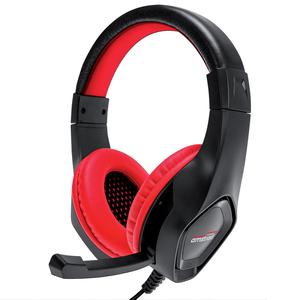 Casque Gaming avec Micro Amstrad Pro Gamer AMS H888 - Noir/Rouge