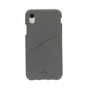 Hülle Wallet Pela Eco-Friendly iPhone XR - Grau