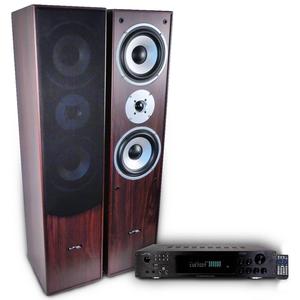Barre de son Ltc Pack Hifi / Home-Cinéma L766-WA amplificateur 2 x 50W ATM6000BT - Marron