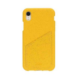 Hülle Wallet Pela Yellow Eco-Friendly für iPhone XR - Gelb