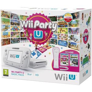 Konsoli Nintendo Wii U 8GB + 1 Ohjain + Wii Party U + Nintendoland - Valkoinen