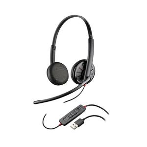 Blackwire 300 DA Hoofdtelefoon - Microfoon Zwart