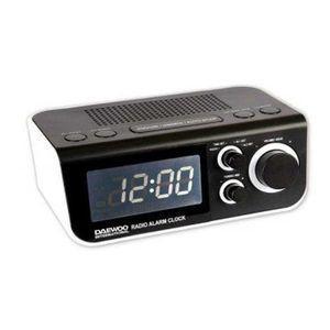 Radio Réveil Digital Daewoo DCR48W - Blanc