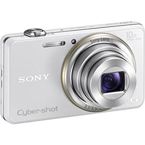 Sony Cyber-shot DSC-WX100 compactcamera - Wit + lens Sony Lens G 25-250 mm f/3.3-5.9
