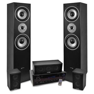 LTC Home-cinema 5 enceintes 850w e1004bk, ampli 2x50w - atm6500bt