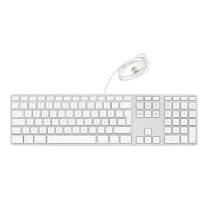 Tastatur Apple A1243 - QWERTZ - Deutsch - Silber