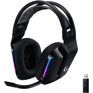 Cuffie Gaming Bluetooth con Microfono Logitech G733 LightSpeed Wireless RGB - Nero