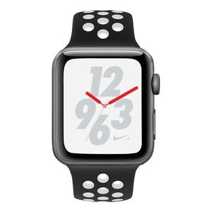 Apple Watch (Series 4) September 2018 44 mm - Aluminium Space Grau - Armband Nike Sportarmband