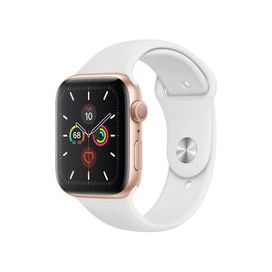 Apple Watch (Series 5) Setembro 2019 40 - Alumínio Dourado - Circuito desportivo Branco