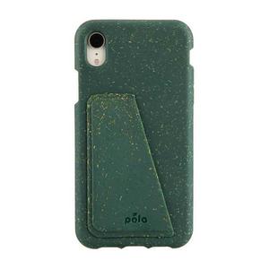 Hülle Wallet Pela Eco-Friendly iPhone XR - Grün