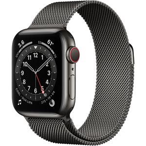Series 6 Montre Intelligente 1.7 &Eacute;cran Tactile 32Go WiFi GPS Acier inoxydable Graphite
