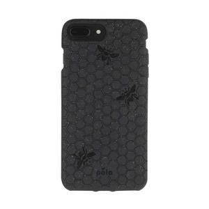 Coque écoresponsable, 100% biodégradable pour iPhone 6/6s/7/8 Plus - Noir