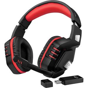 Casque Gaming avec Micro Trust GXT 390 Juga - Noir/Rouge