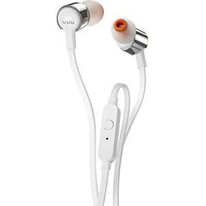 Auriculares JBL Tune 210 con cable, Jack 3.5 mm, In-Ear, Control y Micrófono integrados, Gris