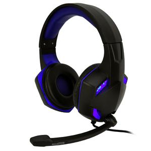 Casque Gaming avec Micro Amstrad BASIC AMS H555 - Noir/Bleu