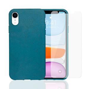 Hülle und Schutzfolie KPMA Pack cover iPhone XR