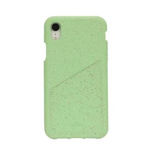 Hülle Wallet Pela Eco-Friendly iPhone XR - Minzgrün