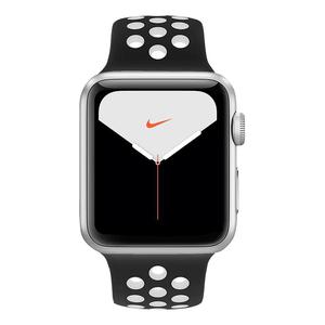 Apple Watch (Series 5) September 2019 44 - Aluminium Silver - Sport Nike Black/White