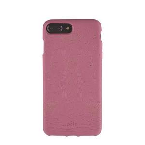 Coque écoresponsable, 100% biodégradable pour iPhone 6/6s/7/8 Plus - Cassis