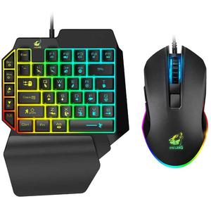 Urchoiceltd Teclado QWERTY retroiluminado K15