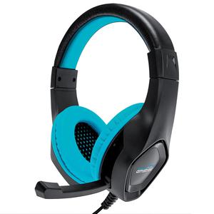 Casque Gaming avec Micro Amstrad AMS H888 - Noir/Bleu