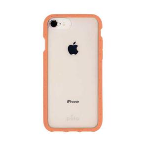 Coque écoresponsable, 100% biodégradable pour iPhone 6/6s/7/8/SE - Cantaloup